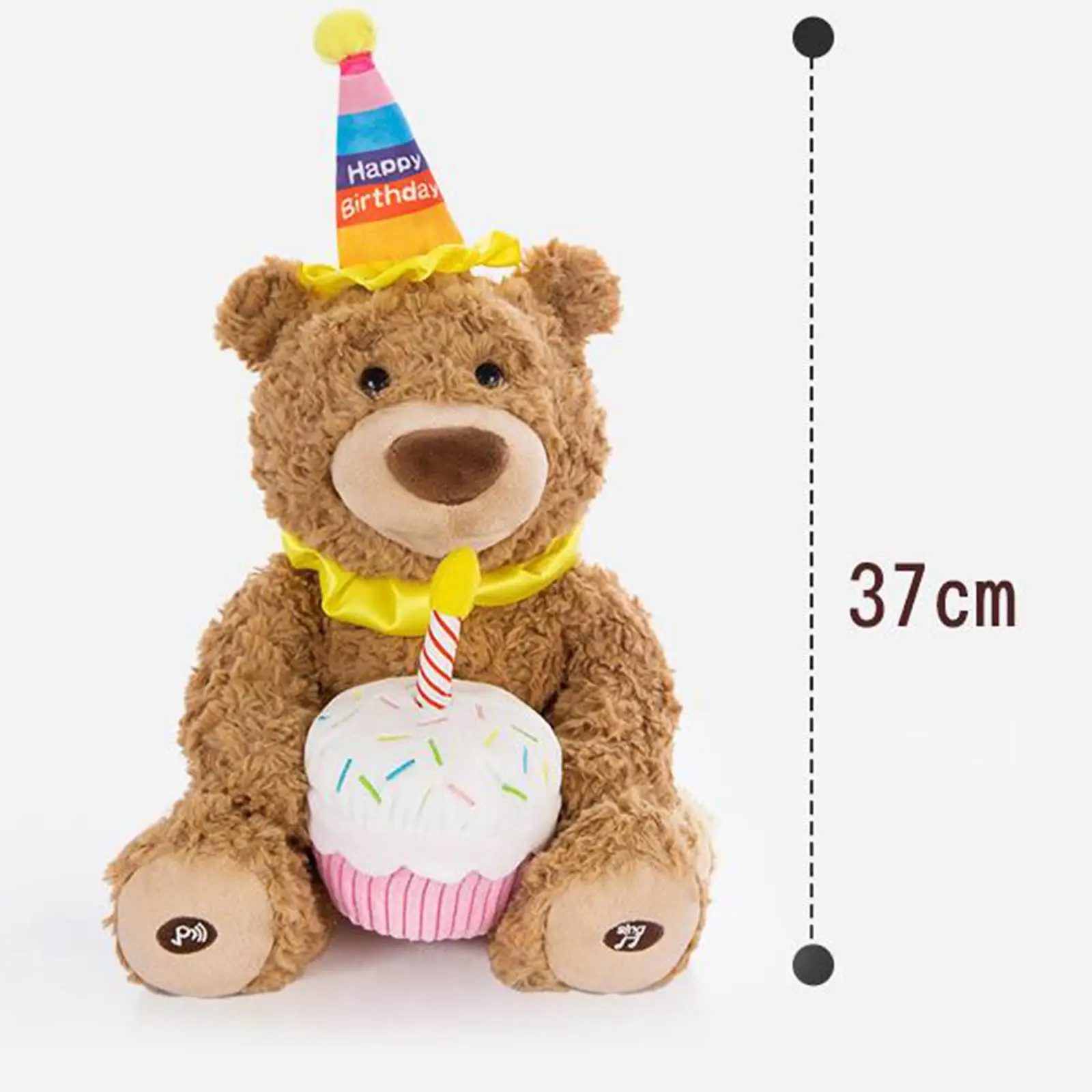 Electronic Interactive Plush Bear Lovely Plush Electric Toy for Toddlers Toy