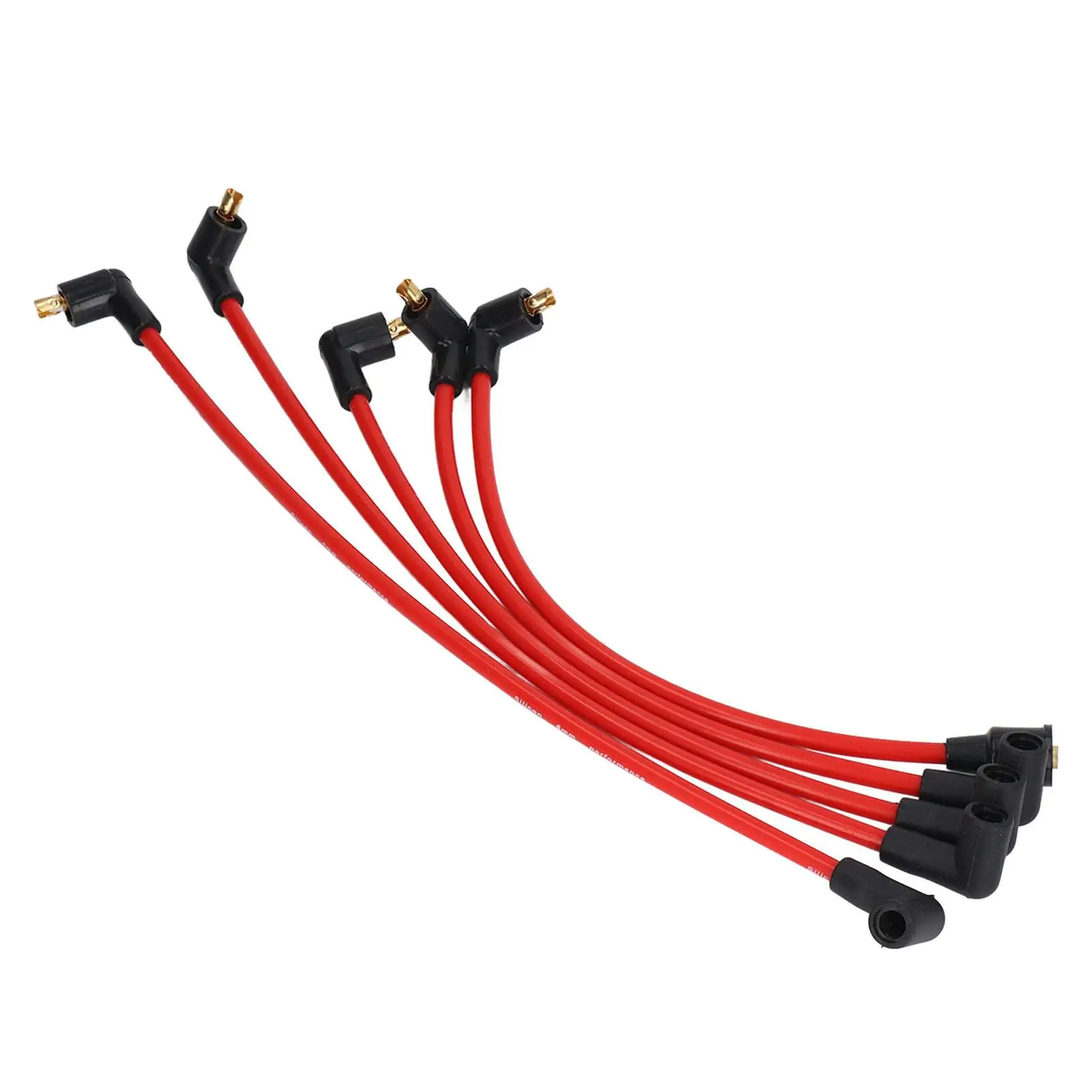 Wires High Performance Auto Replacement Parts 8mm Ignition Leads Red Silicone Professional for mgb 180 for cc Models