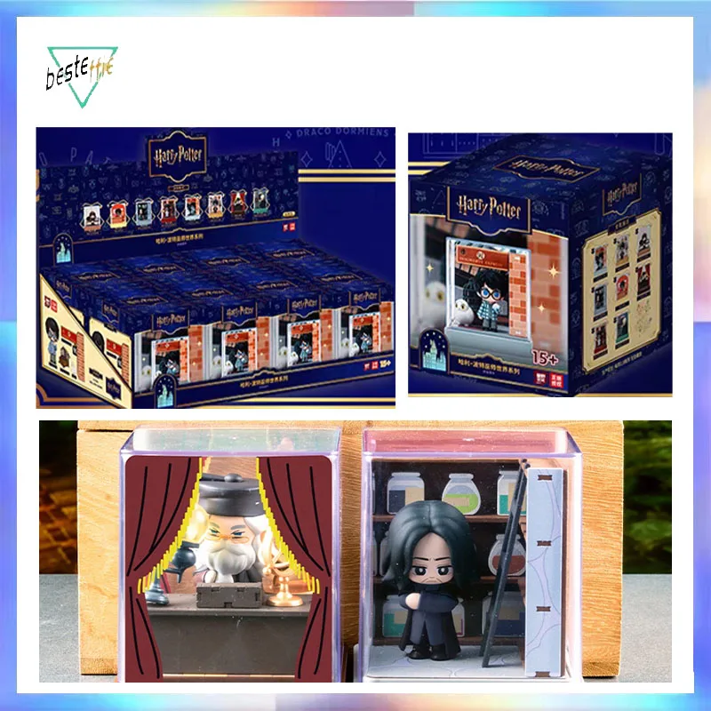 

В наличии: Новая коллекционная фигурка Гарри Поттера в стиле чиби (сюрприз-бокс), сцена из фильма, украшение для комнаты, подарок на день рождения