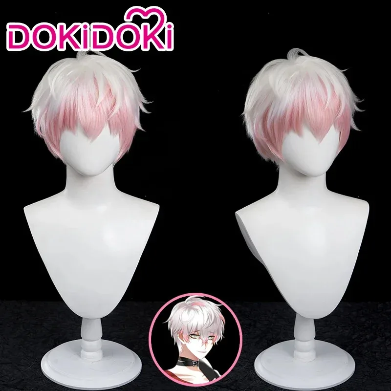 2025 EN STOCK Choi Saeran Peluca Juego Mystic Messenger Cosplay DokiDoki Choi Saeran Hombres Pelo Resistente Al Calor Mystic Messenger Cosshu