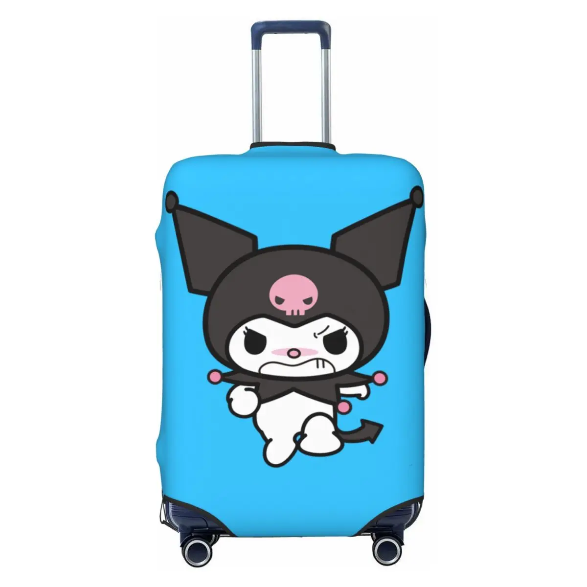 

Custom Kuromi Cartoon Travel Luggage Cover Washable Suitcase Cover Protector Fit 18-32 Inch