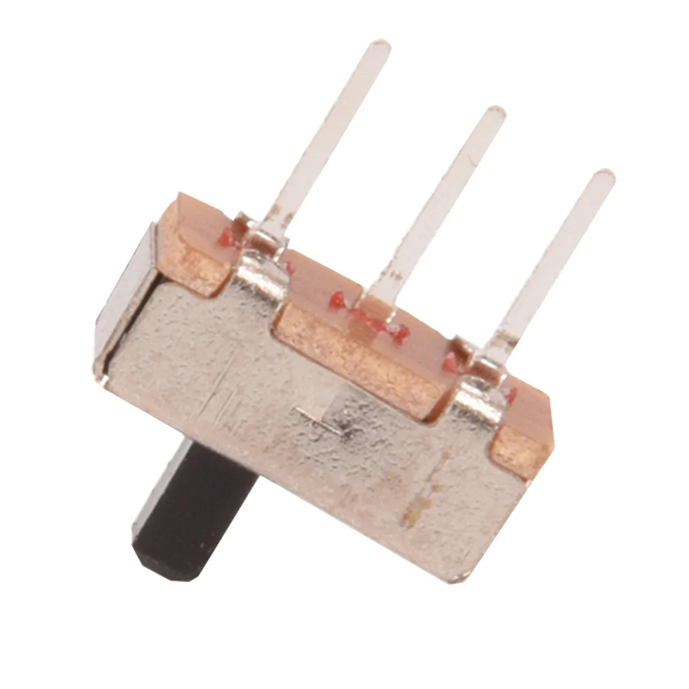 20Pcs 2 Position SPDT 1P2T Mini Vertical Slide Switch with 3 Pins PCB Panel for Arduino (Pack of 20) CLT1024