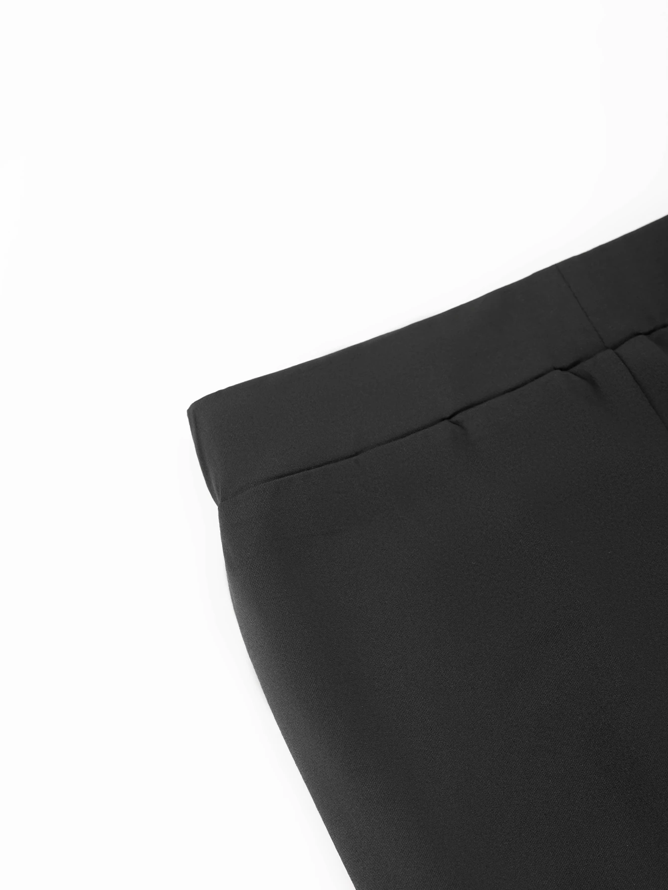 Celana panjang kasual wanita model lipit ketat berpinggang tinggi untuk musim gugur dan musim dingin