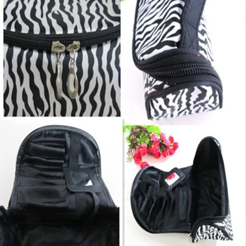 Travel Pouch Toiletry Wash Organizer Portable Zebra Cosmetic Bag Makeup Case