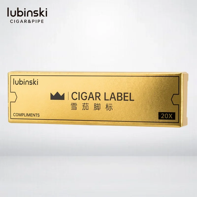 LUBINSKI Cigar Label Ornament Repair Burst Foot Fixed Nightshade Anti-cracking Cigar Toe Label