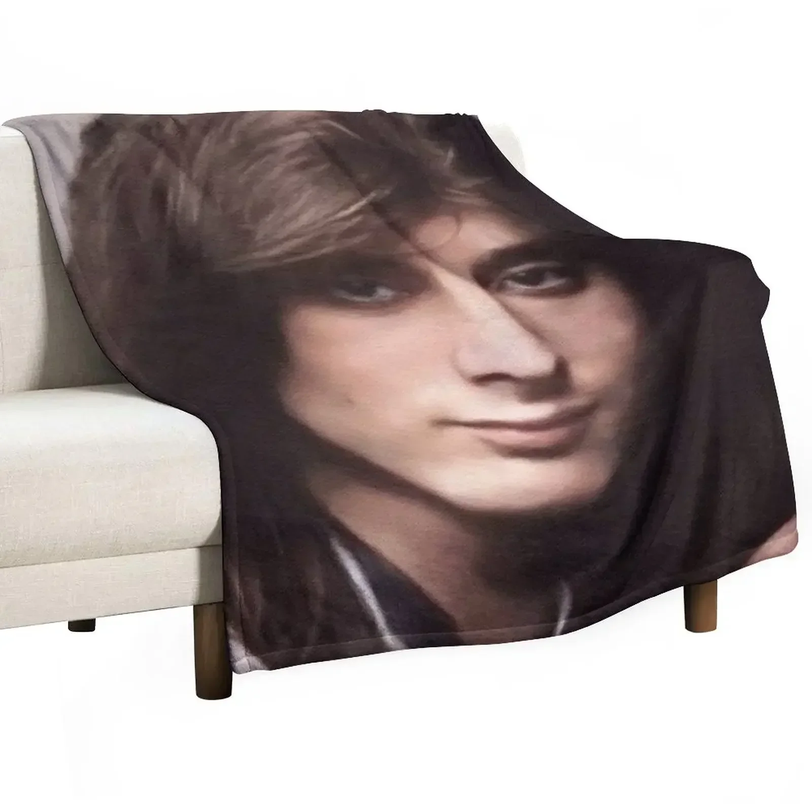 Steve Perry, Music Star Throw Blanket Heavy Soft Plush Plaid Blankets