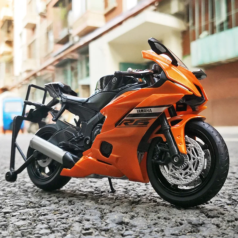 

Модель мотоцикла Welly 1:12 2020 Yamaha YZF-R6 из сплава, литая металлическая уличная модель мотоцикла, имитация коллекции игрушек Gi