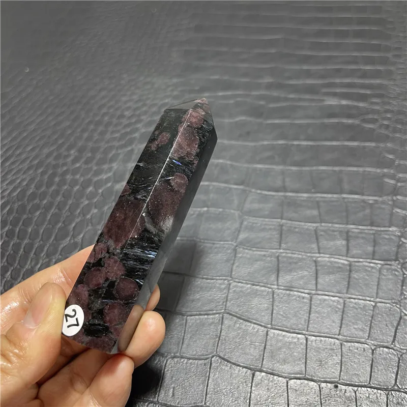 Natural Crystal Garnet Flower Tower Point High Quality Healing Gemstones Mineral Energy Reiki Home Decorations Gift