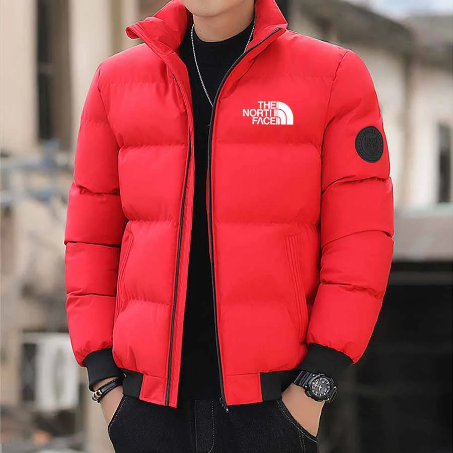 2024 New Casual Men\'s Cotton Jacket Trendy Fashion Warm Thick Western Style Jacket Comfortable