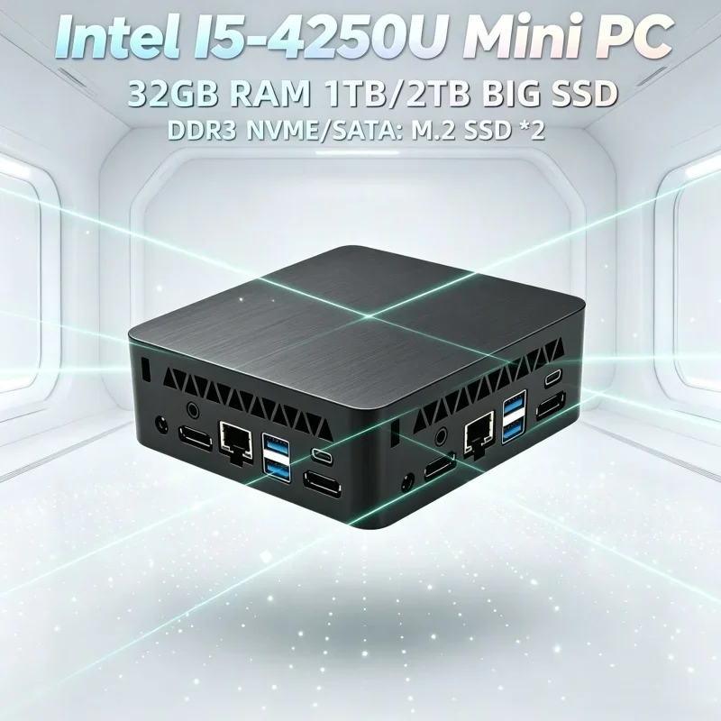 Ready To Ship Y5AIR Mini PC 8GB RAM 128G SSD USB3.0 Wireless WiFi BT4.2 Lightweight Business Office Desktop