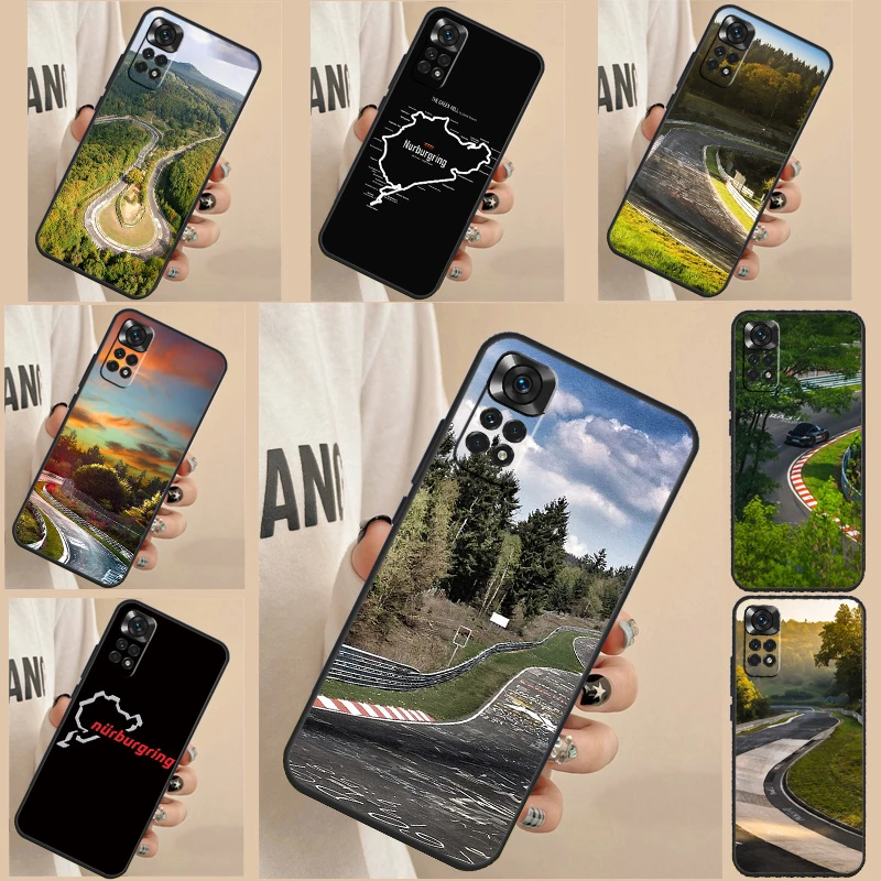 Green Hell Nurburgring Case For Xiaomi Redmi 12 12C 9A 9C 10A 10C Redmi Note 12 11 10 8 9 Pro Note 12S 11S 9S 10S