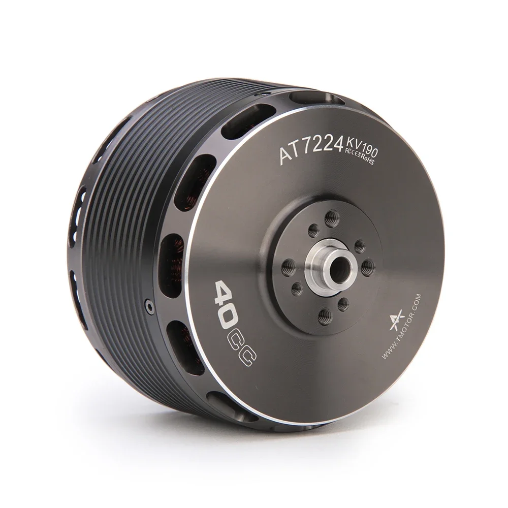 T-MOTOR AT7224 KV160/KV190 Brushless Motor 10-12S 40CC For Aircraft Fixed Wing Drone VTOL