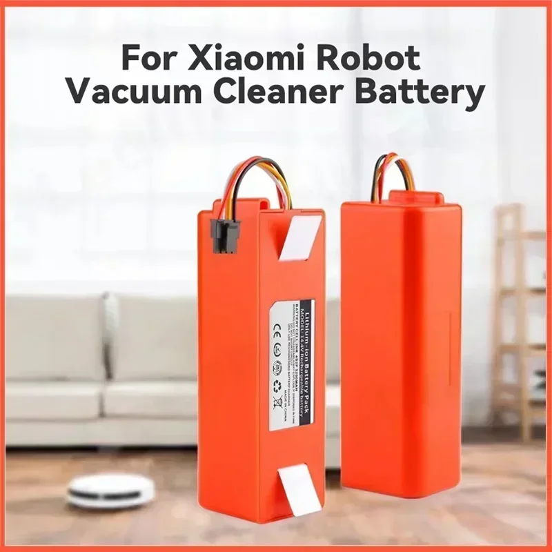 

NEW 14.4V 12800mAh Robotic Vacuum Cleaner Replacement Battery For Xiaomi Roborock S55 S60 S65 S50 S51 S5 MAX S6 Parts