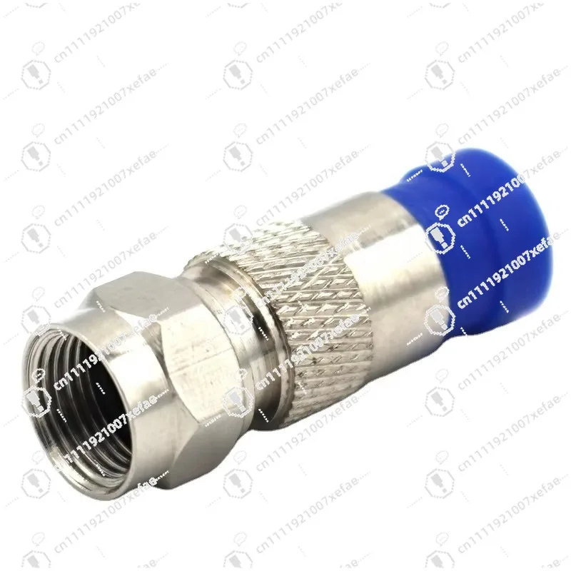 Waterproof Compression Connector F Connector RG6 Coaxial Cable Brass Copper Waterproof Coaxial PPC RG6