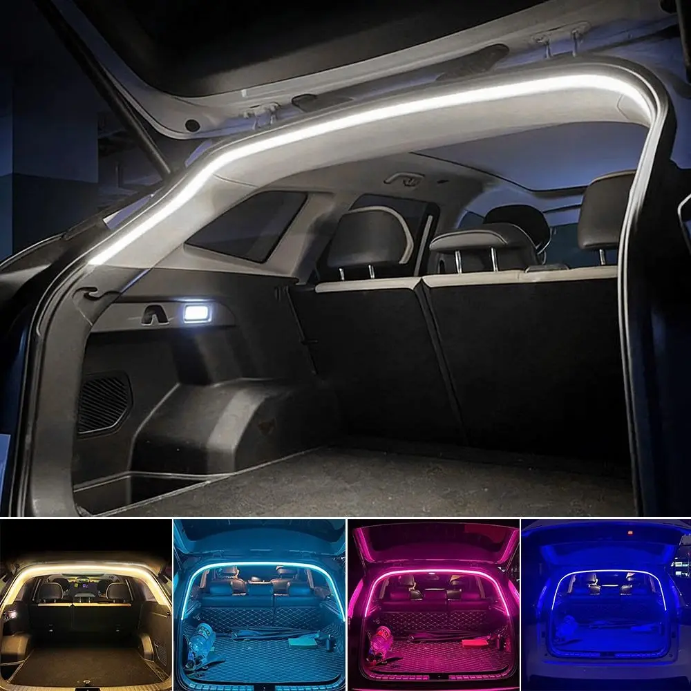 

Hidden Installation Car Trunk Light Strip Multi-Color Universal Flexible Light Strip DIY Automatic On/Off Trunk Ambient Lights
