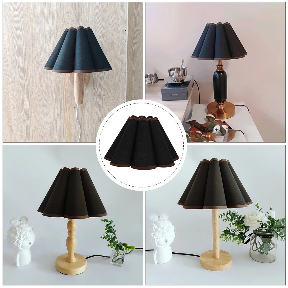 

Cute Fabric Lampshade Decorative Floral Shade Petals Hanging for Home Living Room Bedroom Study Office Dust Protection