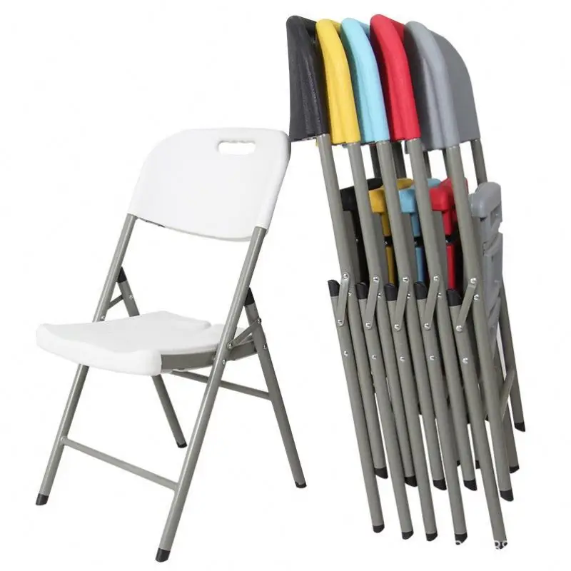 

High Quality Minimalist Design Plastic Folding Chair for Outdoor Activities and Home Office for Dining Use