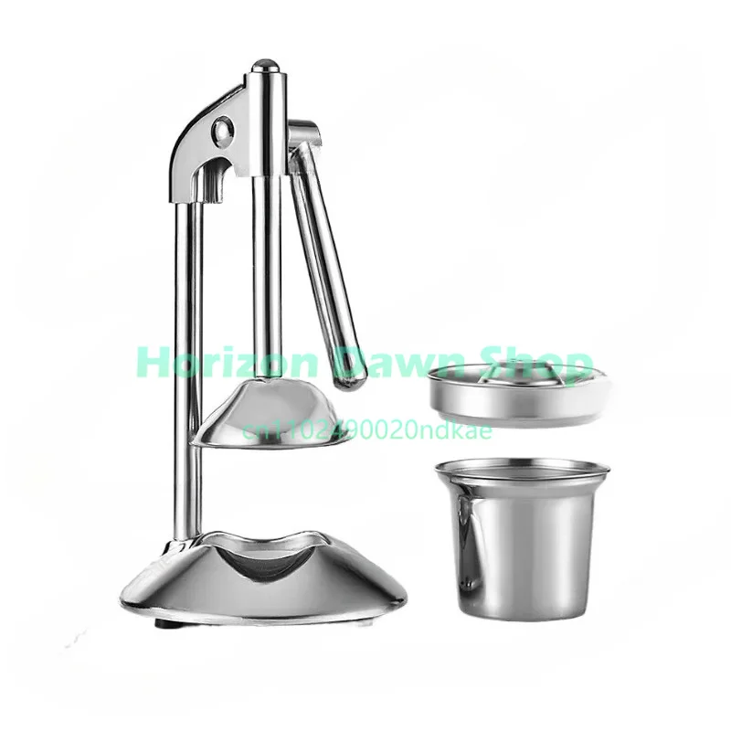 Stainless steel manual juicer, solid steel household juicer, kitchen DIY orange press