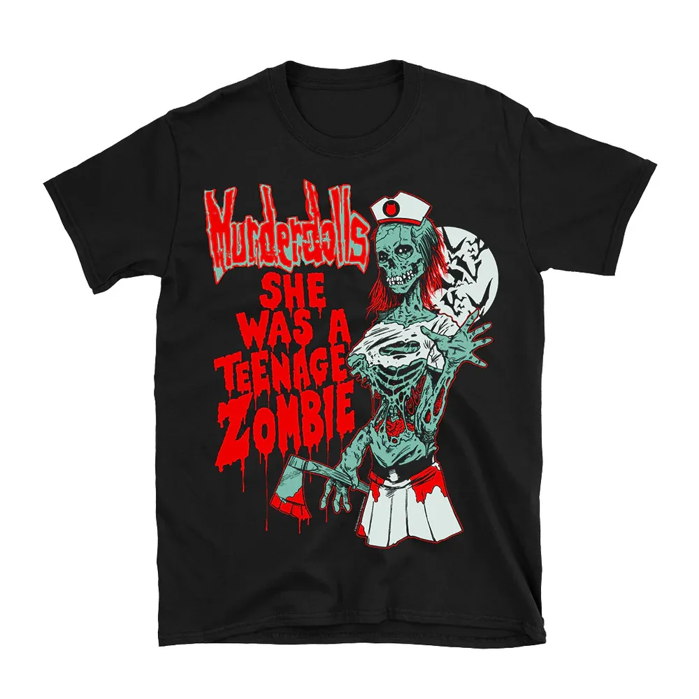 Murderdolls - She Was A Teenage Zombie All Size S to 5XL T-Shirt SA185  High Quality 100%Cotton Short Sleeve