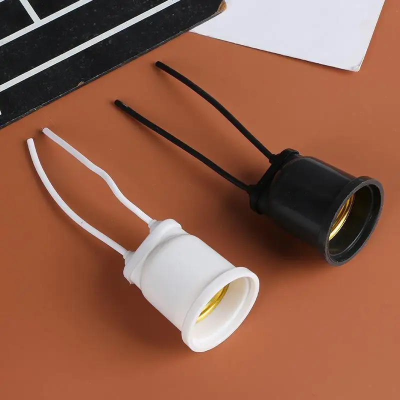 6Pcs Outdoor Lighting Grow Plant Light Lampholder E27 Waterproof Copper Wire Light Bulb Socket Lamp Holder Base With Wire