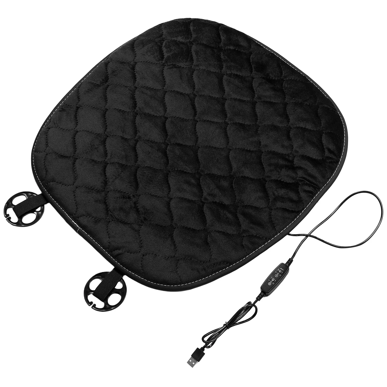 

Heated Seat Cushion Car Protector Warmers for Vehicle Winter Items Silk Floss Cover