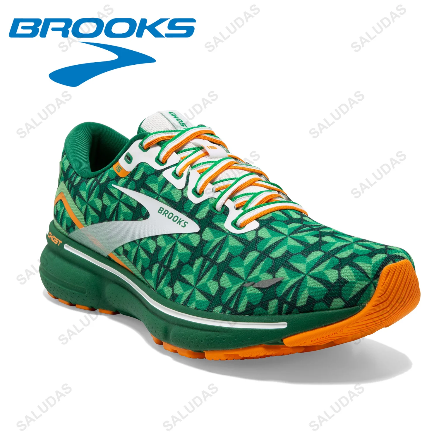 BROOKS Ghost 15 Running Shoes for Men Shock-absorbing Marathon Sneakers Non-slip Elastic Breathable Men's Tennis Sneakers