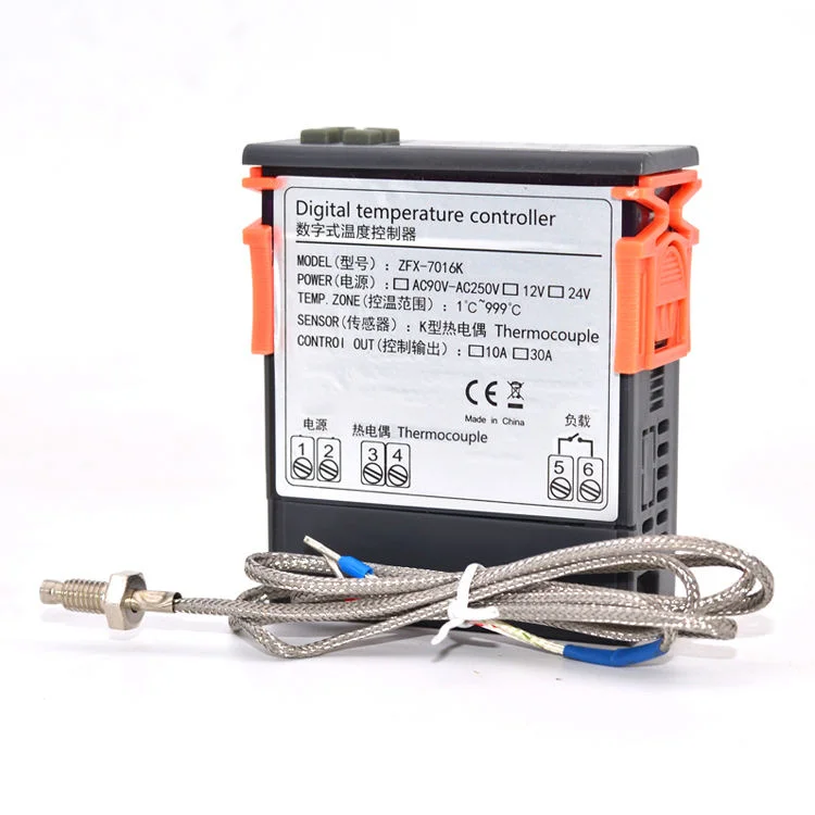 Picture 5: ZFX-7016K Digital Thermostat Controller K Type Sensor -50-999℃ 10A 30A AC90-250V