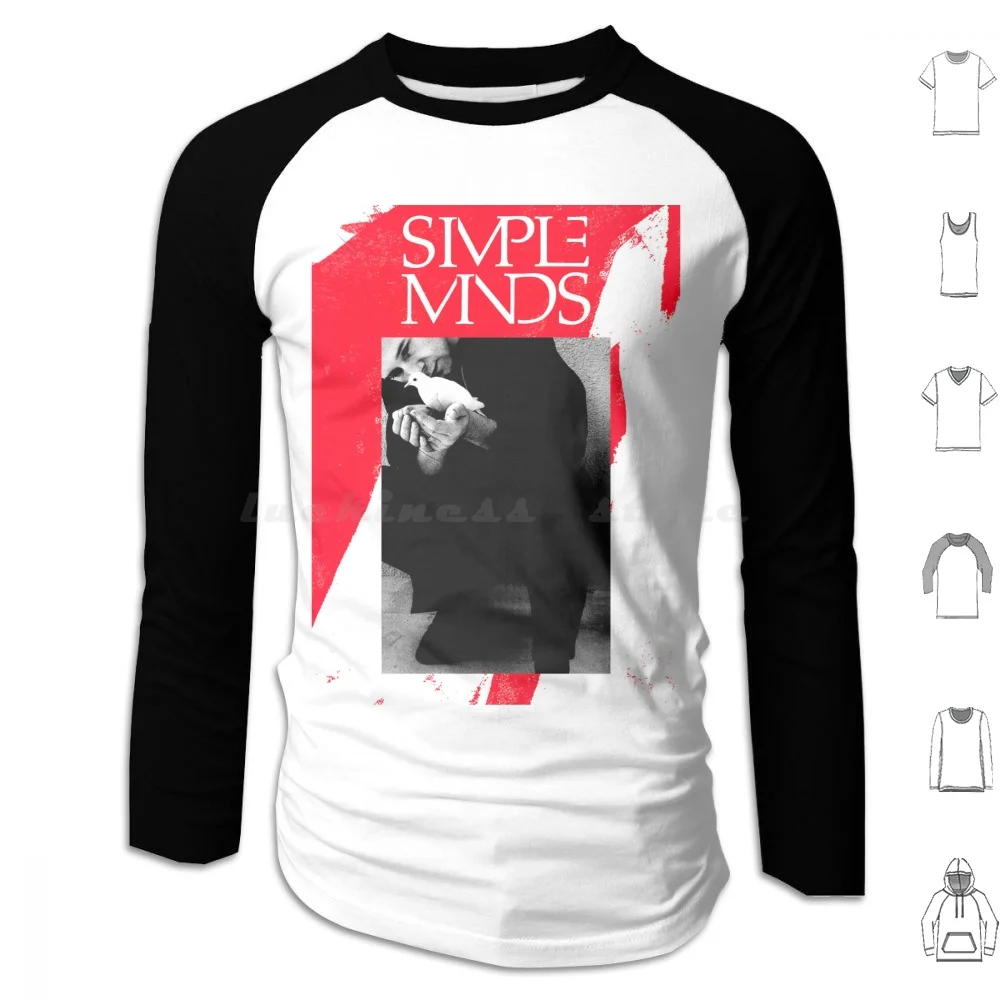 Simple Minds-Sanctify Yourself Hoodies Long Sleeve Simple Minds Jim Kerr Charlie Burchill Street Fighting Years Dont You