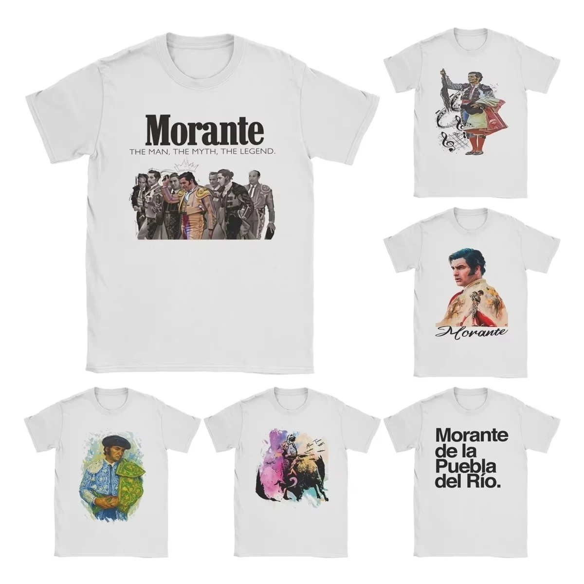 Camiseta Morante De La Puebla Matador para hombre y mujer, camisetas de algodón puro, camiseta novedosa de manga corta con cuello redondo, camiseta gráfica