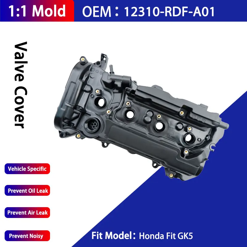 

Engine Valve Cover 12310RDFA01 and Gasket For Honda CR-V Accord 2.4L Replace # 12310-RDF-A01