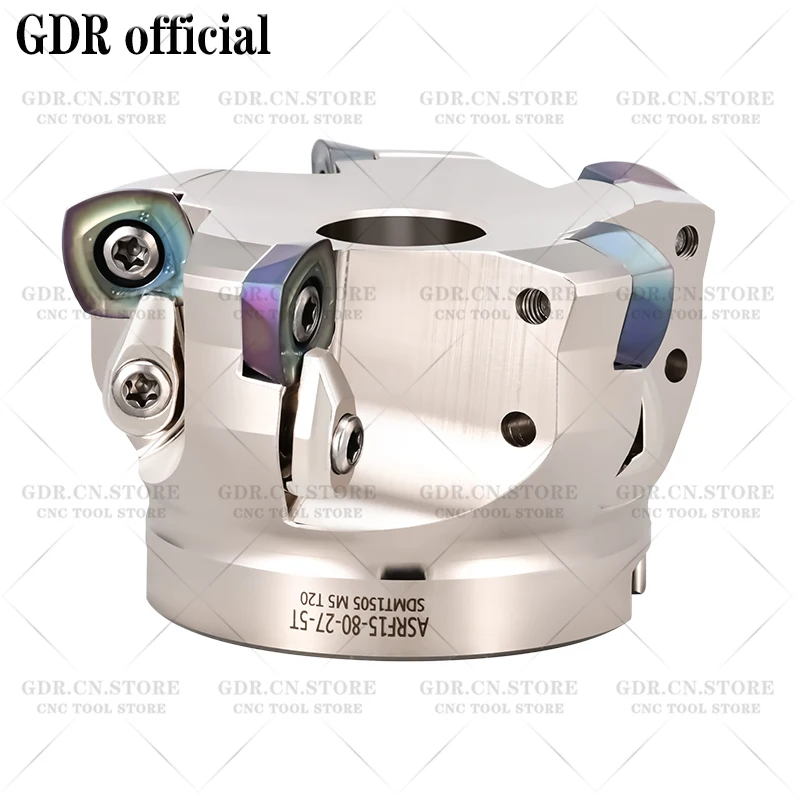 Imagem -05 - Cabeça de Fresagem Facial Gdr Asrf12 Asrf15 Asrf 50 63 80 Sdmt1205 Sdmt1505 Fmb22 Fmb