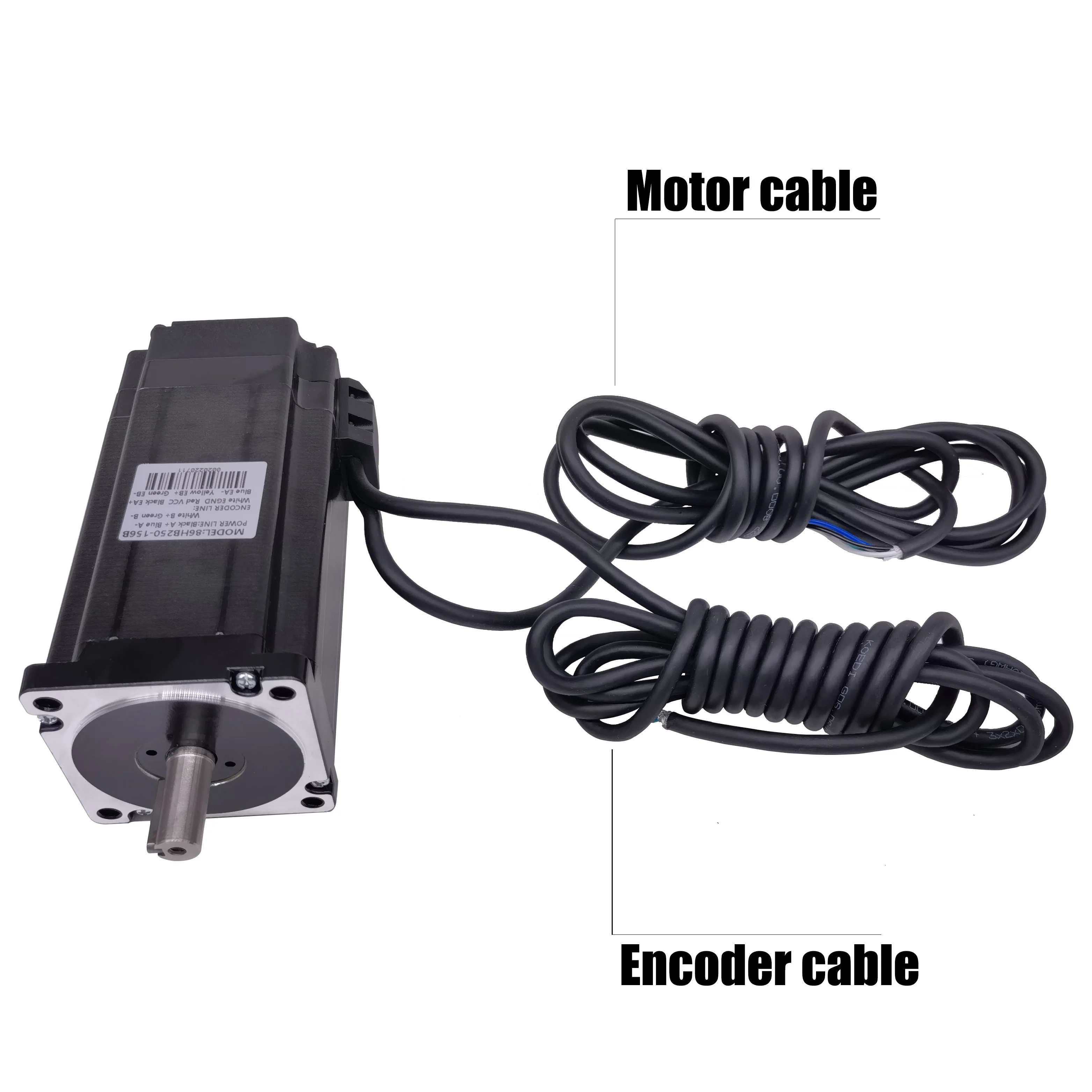 Imagem -06 - Motor de Passo Nema 34 com Encaixe Fechado Hb860h Mais Motor Deslizante de Fases n. m Hybird