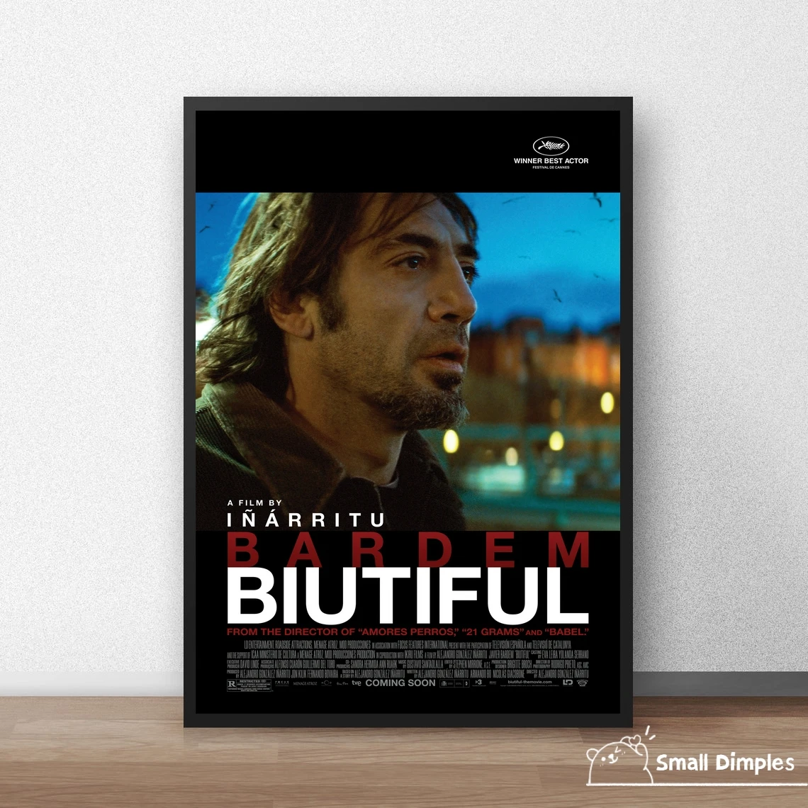 

Классический кинопостер Biutiful, холст, Художественная печать, украшение для дома, настенная живопись (без рамки)