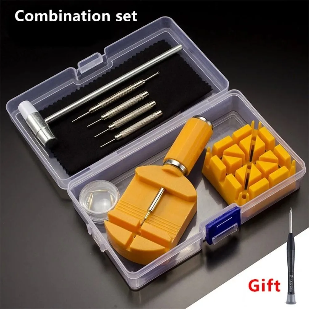 

Multifunctional Watch Strap Repair Tools Easy To Adjustable Portable Watch Link Removal Kit With Replacement Parts Durable