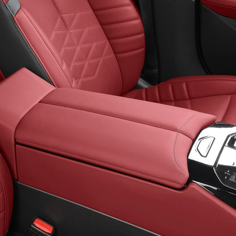 

Для BMW 5 серии i5 2024-2026 Veganza кожаный подлокотник с центральным управлением, защитный чехол, аксессуары для салона автомобиля