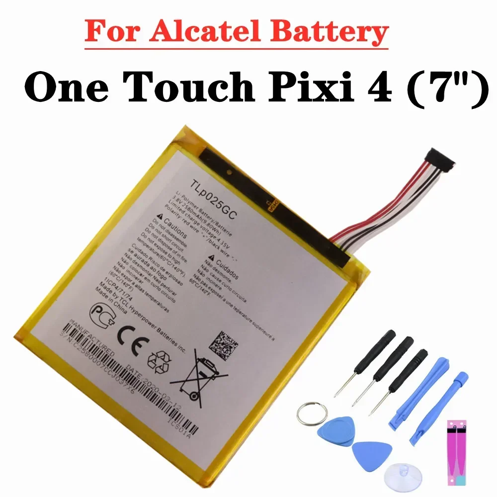 TLP025GC 2580mAh Original Battery For Alcatel One Touch Pixi 4 (7