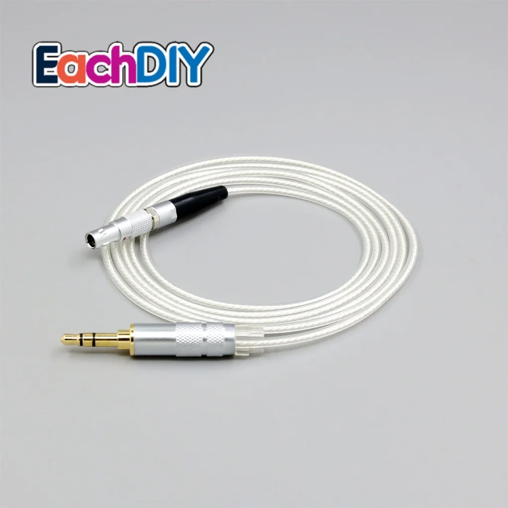 XLR 4.4mm 2.5mm Hi-Res Silver Plated 7N OCC Earphone Cable For AKG K812 K872 Reference Headphone LN006607