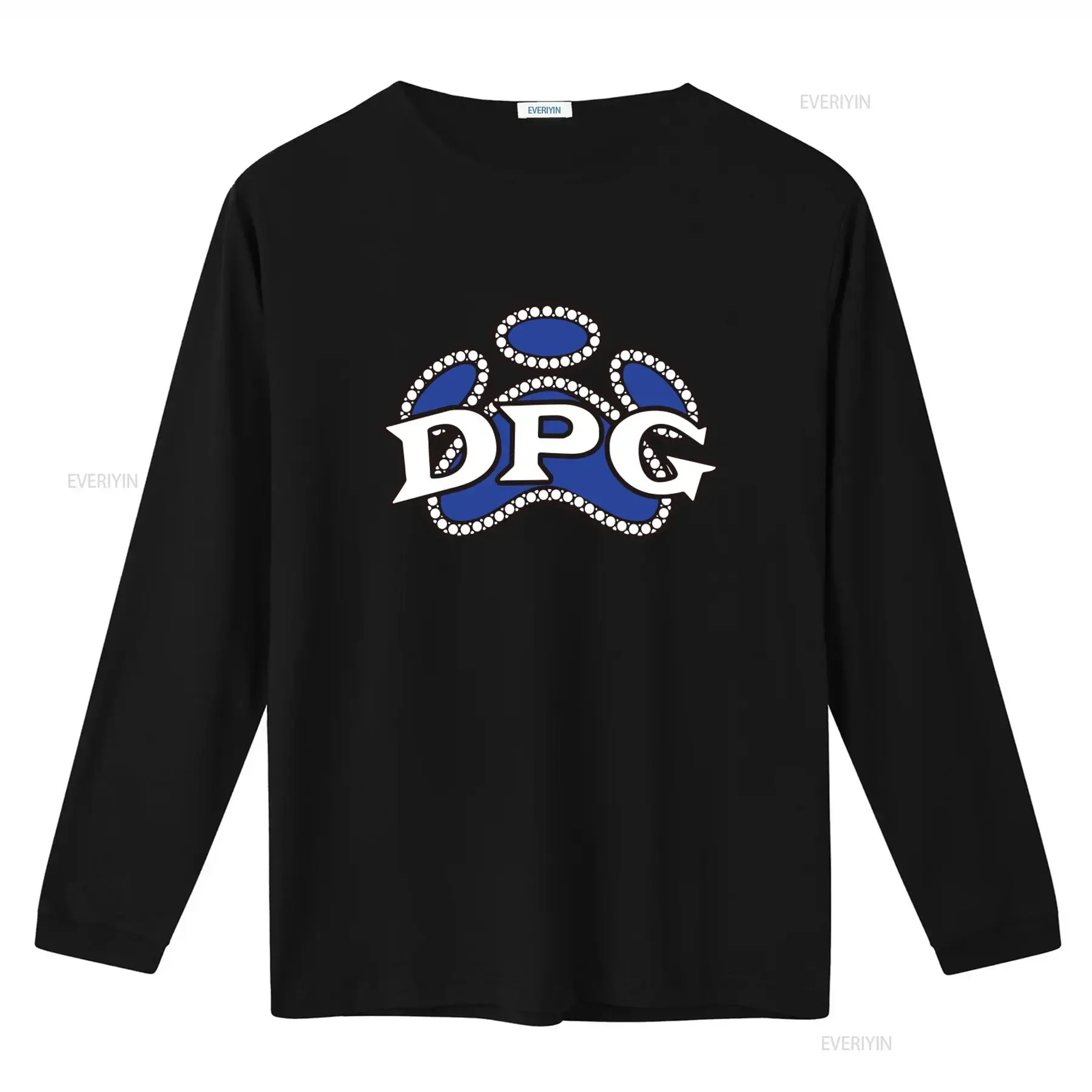 Dogg Pound Dpg Kurupt Daz Dillinger Rap Hip Hop T Shirt Stylish Blue Paw Print Design for Music Lovers vintage Washed Soft