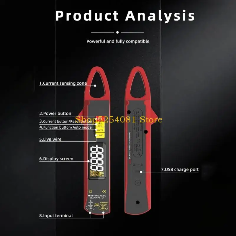 AXYC Clamp Meter For Accurate Current Measurement With Auto Calibration