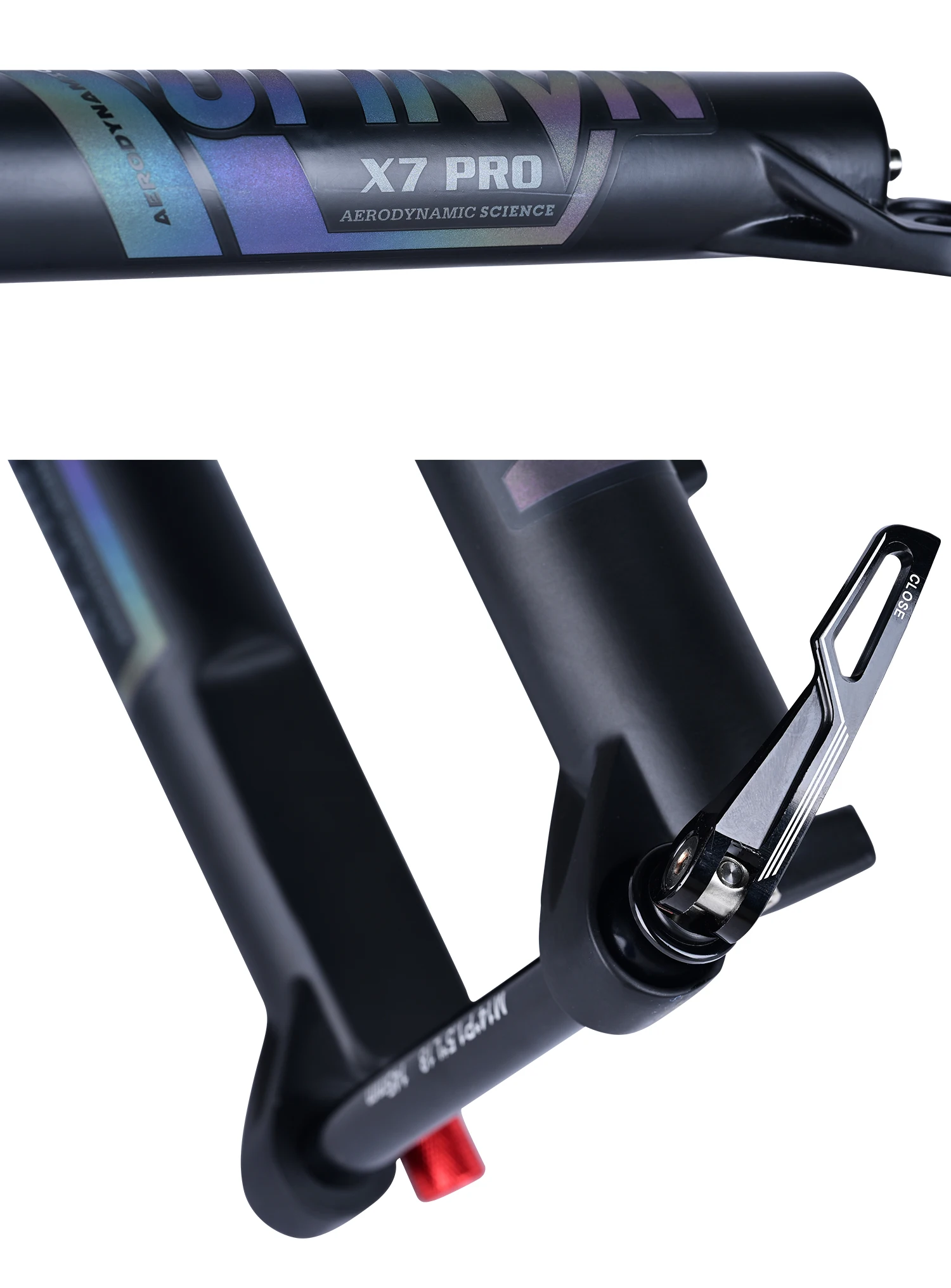 Nanlio X7PRO Fahrrad-Federgabeln, Öl-Gas-Gabel, 120/140 mm, Federweg 26/27,5/29 Zoll, Dämpfung und Rückprall-Aluminiumlegierung, 1,75 kg – Detail 23