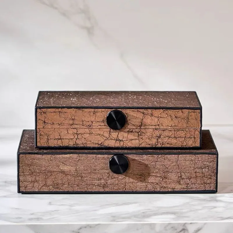 Modern New Chinese Style Display Box High-end Storage Jewelry Box Office Artistic Desk Decor Showroom Jewelry Collection Case