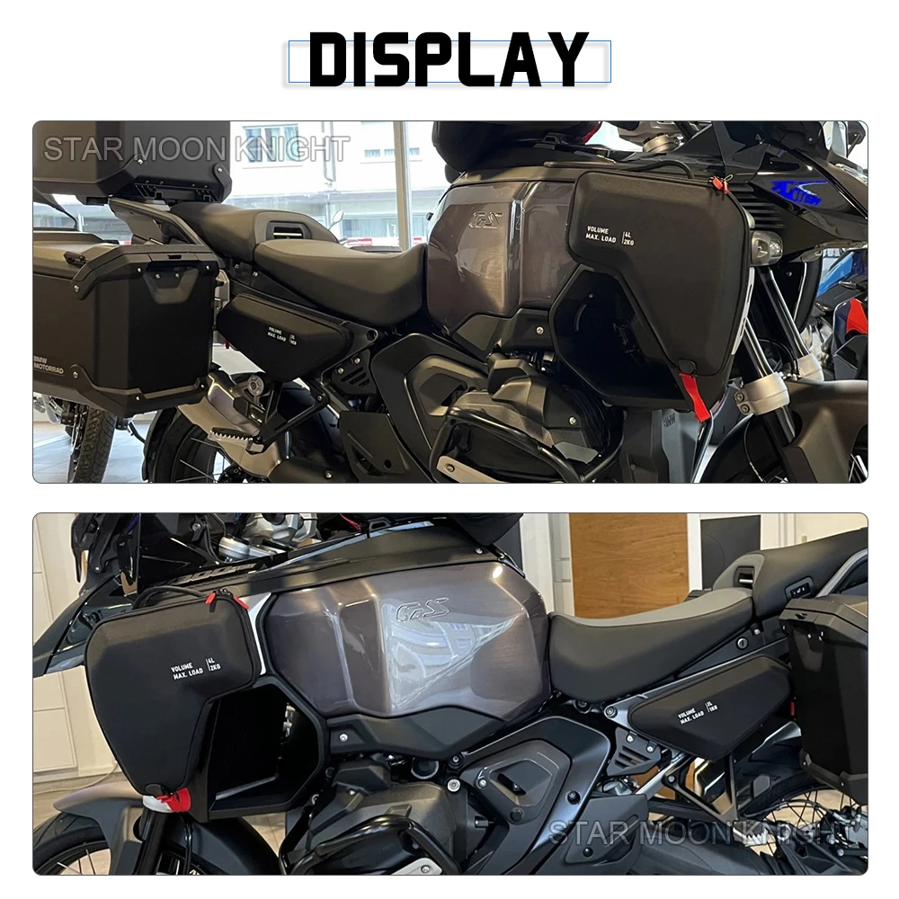 R1300GS Adventure Radiator Cowl Bag For BMW R 1300 GS ADV 2024 2025 Motorcycle Frame Side Bag  Fairing Left Right Radiator Bags