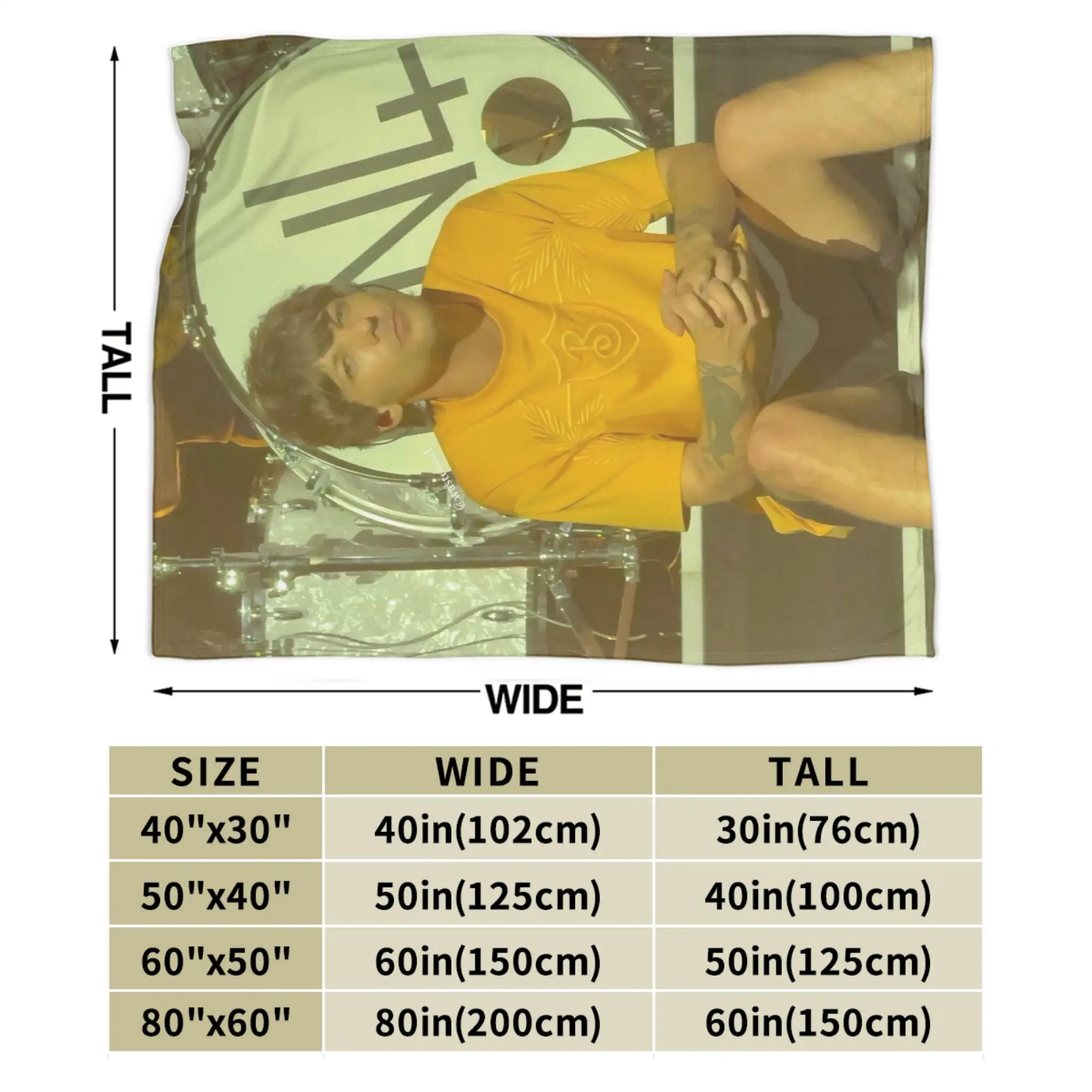 لويس توملينسون جولة عصير الليمون 2025 بطانية ميرش بطانيات رمي فائقة النعومة للأريكة 50 × 60 بوصة رميات الفراش متعددة الحجم #5