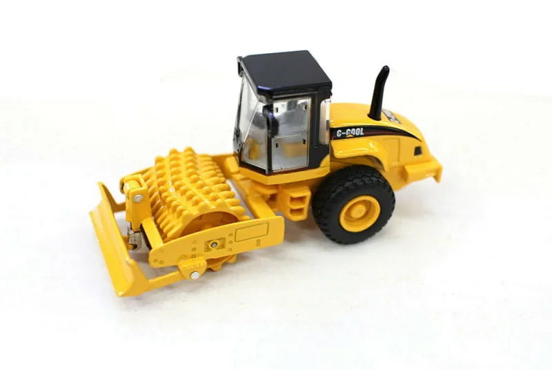 C-COOL 1/64 Alloy Diecast Engineering Vehicle Toy Padfoot Drum vibratory Compactor Model Children Gifts In Stock