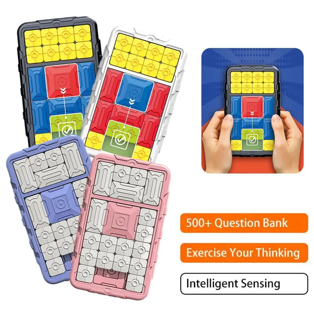 Slide Puzzle Game Children Intelligent Huarong Road Games Teenagers Gifts For Anti-Electronic Product Interactive Toys For Kids