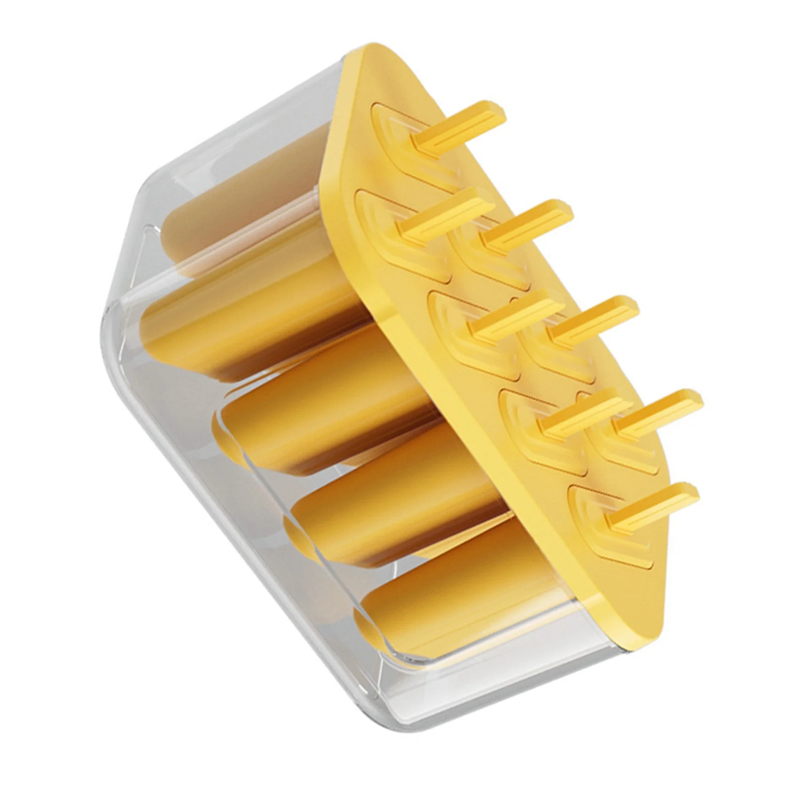 Ice Cream Molds Flexible Silicone 8 Piece Ice Pop Mold Reusable Easy Release DIY Freezer Pop Maker for Kids Homemade