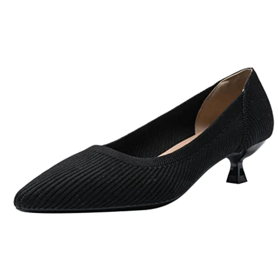 

Женские туфли-лодочки Youngshow с заостренным носком, трикотажные, удобные, повседневные, нарядные, без застежек