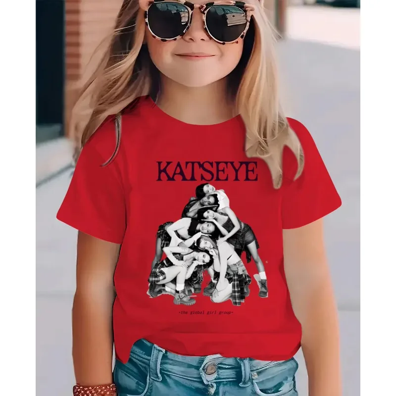 Summer Short Sleeved with Fashionable Patterns Children's Casual Cotton T-shirt for Daily Wear When Going Out with Children