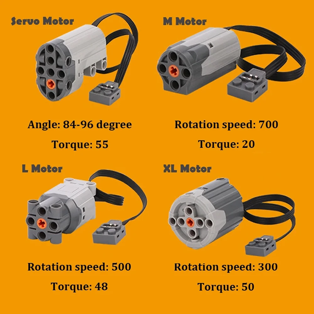 Conjunto de blocos de construção eletrônicos técnicos, receptor de controle remoto ir, brinquedos moc, funções de energia, peças, tijolos de carro diy para crianças