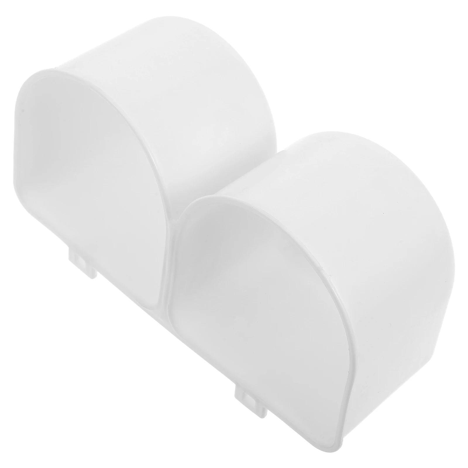 

Pet Cage Hanging Bowls for Cats Puppies Adjustable Height Durable ABS Splashproof White Dog Food Water Dispenser Feeder